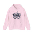 Women’s Pink & Navy Hoodie – PRATT Octopus Graphic Streetwear Hoodie