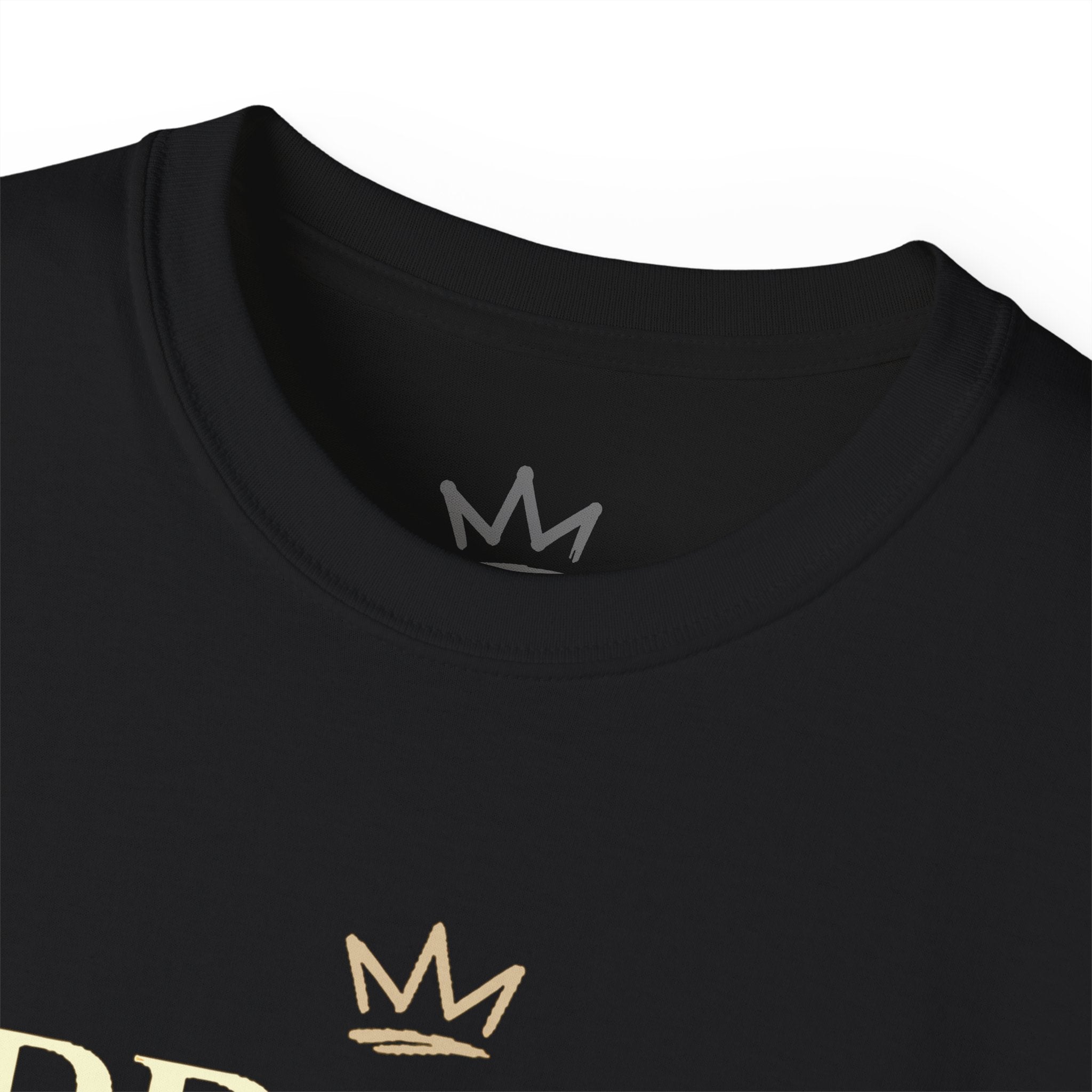 Men’s Black Graphic T-Shirt – PRATT Gold Streetwear Tee