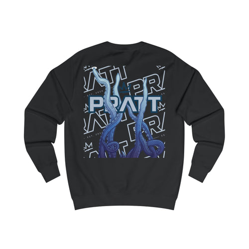 Men’s Black Octopus Sweatshirt – PRATT Graphic Streetwear Crewneck