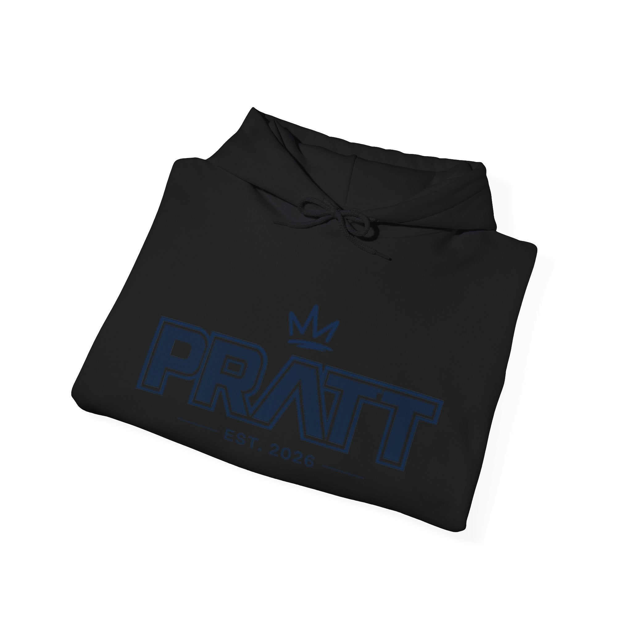Pratt Octopus Hoodie — Streetwear Pullover with 'PRATT' Front and Octopus Back Graphic