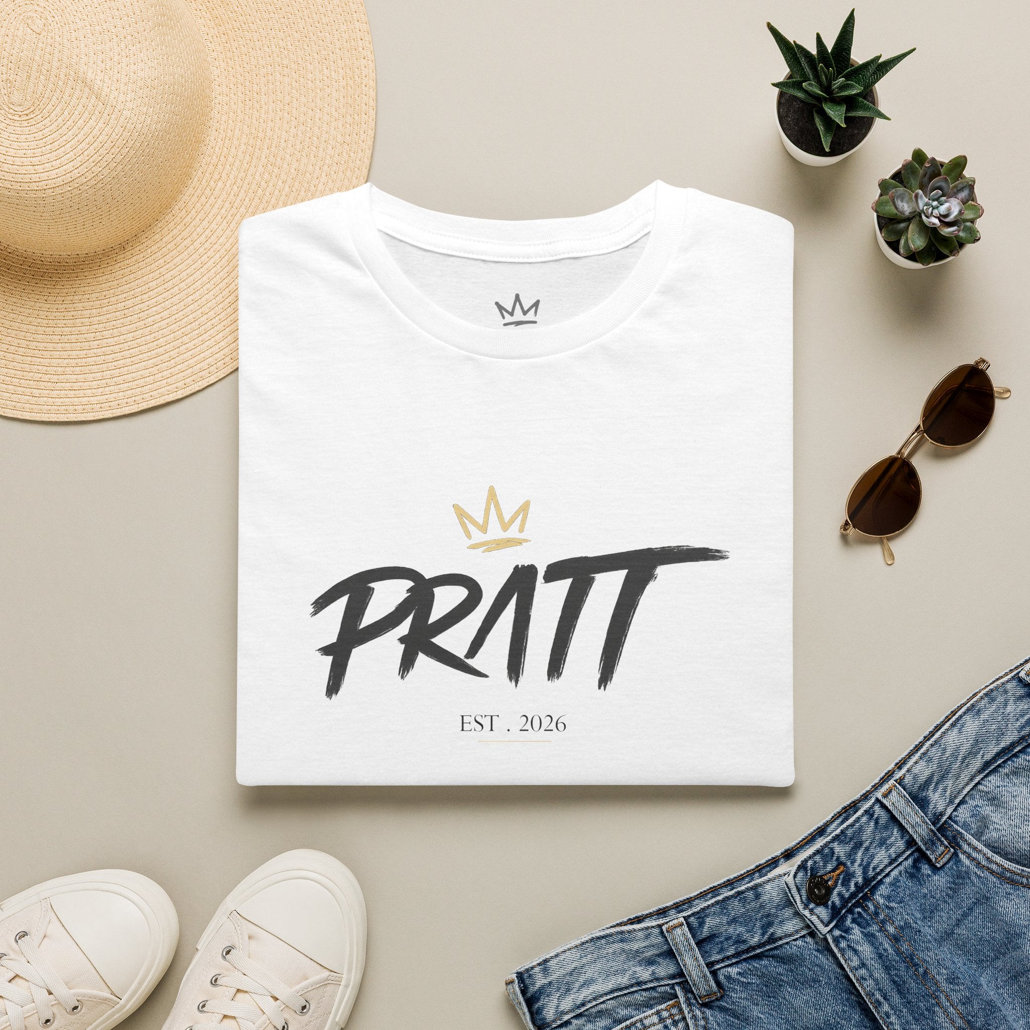 Men’s White Cotton T-Shirt – Streetwear Tee (Softstyle)