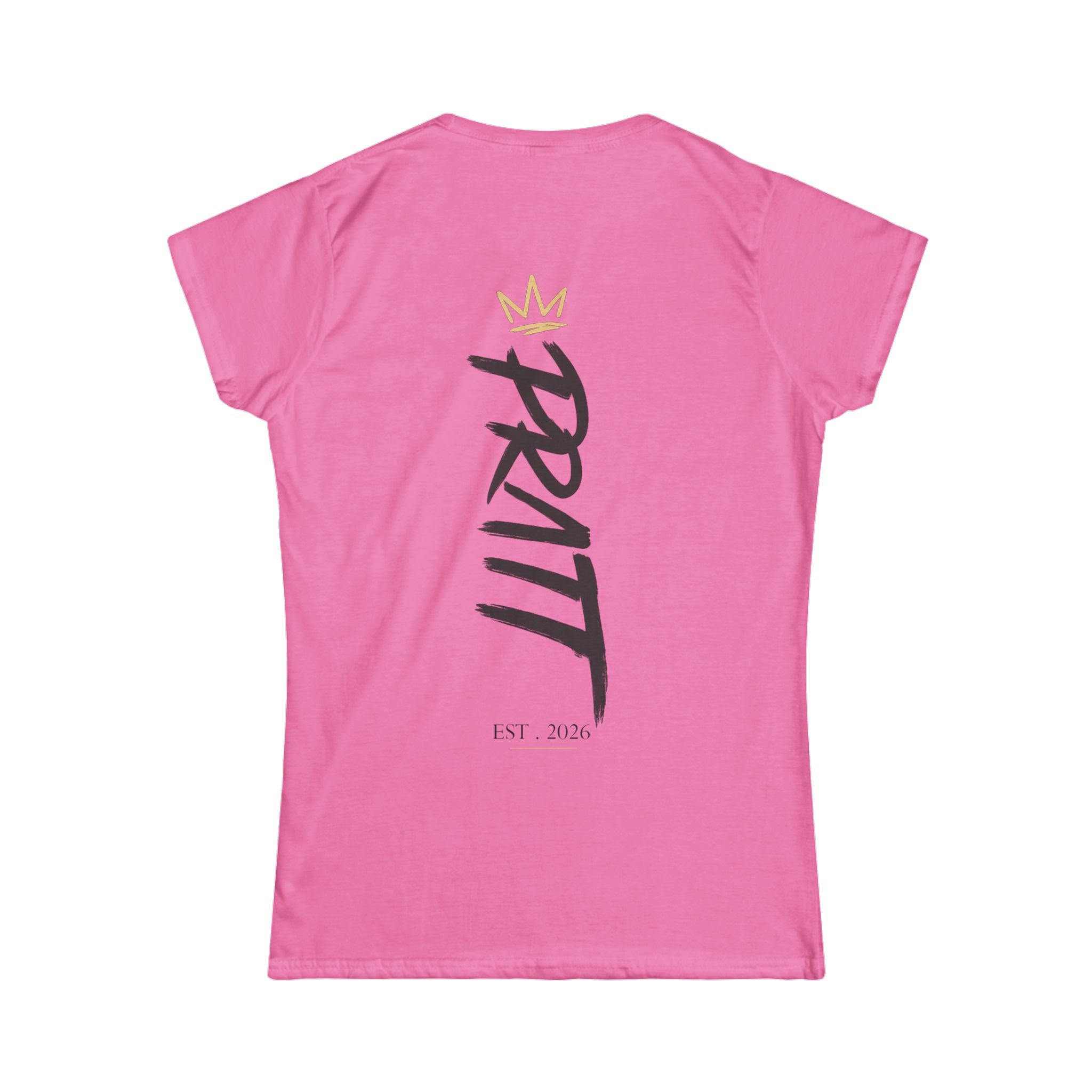Women’s Pink Casual T-Shirt – Streetwear Tee